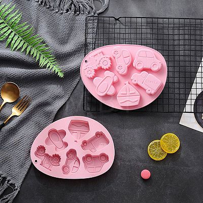 DIY Vehicles Food Grade Silicone Molds DIY-CJC0009-07-1