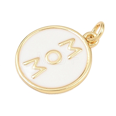 Brass Enamel Pendants X-KK-L251-02G-C04-1