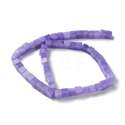 Natural Dyed White Jade Beads Strands G-Q008-C01-01E-1