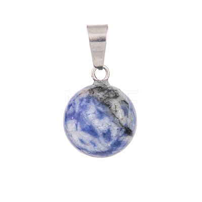 Natural Blue Spot Jasper Charms PW-WG74EB2-08-1