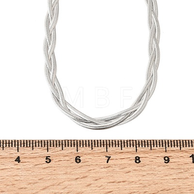 Unisex 304 Stainless Steel Necklaces NJEW-K305-12C-P-1