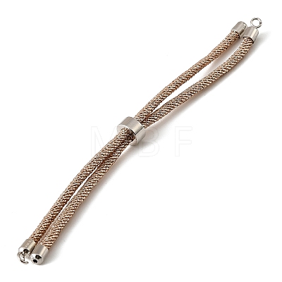 Adjustable Round Polyester Braided Cord Bracelet Making FIND-G117-01P-02-1