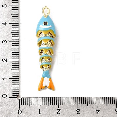 Rack Plating Brass Pendants KK-A268-05G-C05-1