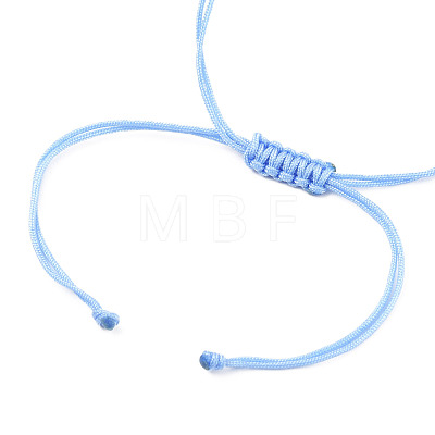 Adjustable Nylon Thread Braided Bead Bracelets BJEW-JB05545-03-1