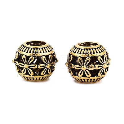 Tibetan Style Alloy European Beads FIND-Q121-19AG-1