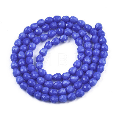 Opaque Solid Color Glass Beads Strands GLAA-N045-002-A09-1
