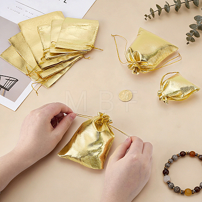 100Pcs 2 Styles Organza Drawstring Bags OP-PH0001-42-1