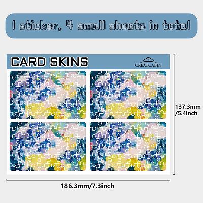 PVC Plastic Waterproof Card Stickers DIY-WH0432-096-1