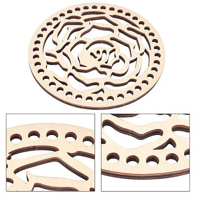 Wooden Basket Bottoms DIY-WH0167-27C-1