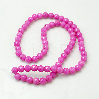 Natural Mashan Jade Round Beads Strands X-G-D263-12mm-XS30-1