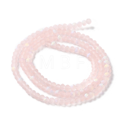 Imitation Jade Glass Beads Strands EGLA-A034-T2mm-MB22-1