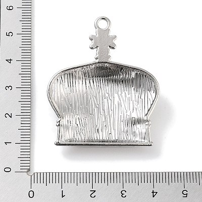 Alloy Rhinestone Pendants ALRI-S001-11P-1