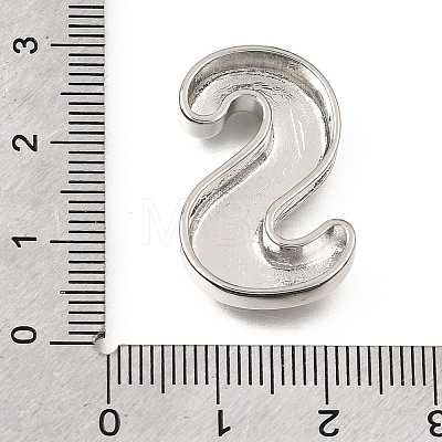 Brass Slide Charms KK-Z163-01P-S-1