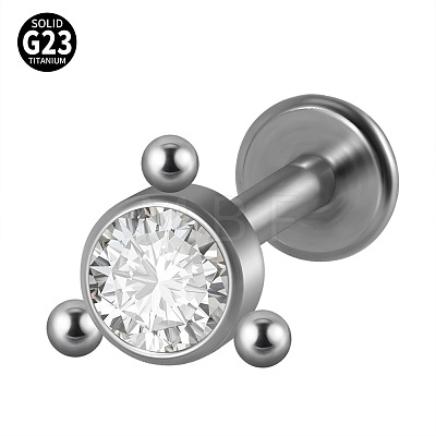 G23 Titanium Threadless Labrets WG33C7B-20-1