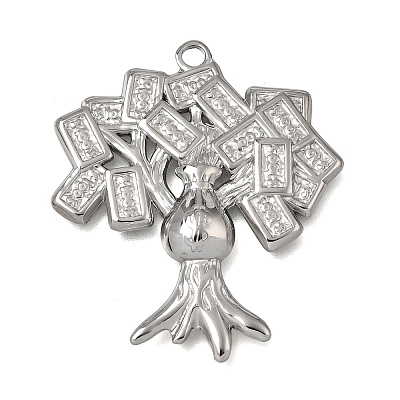 304 Stainless Steel Pendants STAS-K322-29P-1