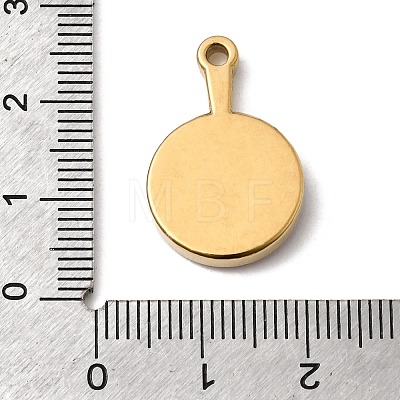 304 Stainless Steel Enamel Pendants STAS-P454-08G-01-1