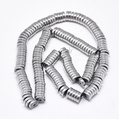 Electroplate Non-magnetic Synthetic Hematite Beads Strands G-T061-14G-1