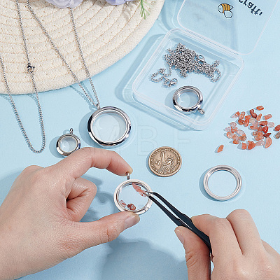 DIY Pendant Necklaces Making Kits DIY-BBC0003-06-1