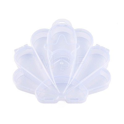 Shell Shaped Polypropylene(PP) Bead Storage Containers CON-N001-047-1
