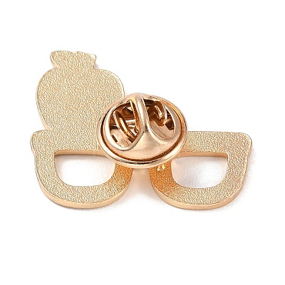 Teacher's Day Theme Rack Plating Light Gold Alloy Brooches JEWB-Z016-01KCG-09-1