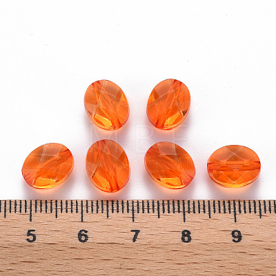 Transparent Acrylic Beads TACR-S154-18A-84-1