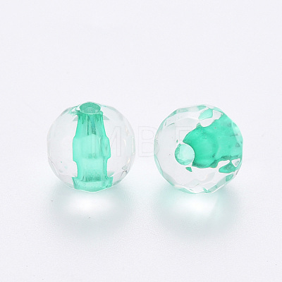 Transparent Acrylic Beads TACR-S154-10A-68-1