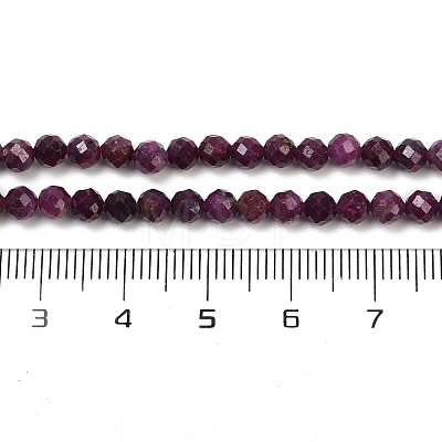 Natural Ruby Beads Strands G-C181-B06-03-1