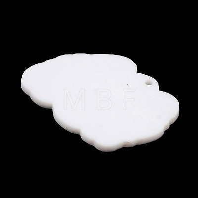 Opaque Acrylic Pendants MACR-K346-02A-1