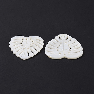 Natural Freshwater Shell Pendants SHEL-H001-05-1