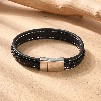 Imitation Leather Cord Bracelets X-BJEW-N0011-029B-1