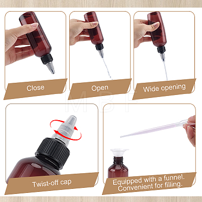 36Pcs Plastic Squeeze Bottles AJEW-WA0003-54-1