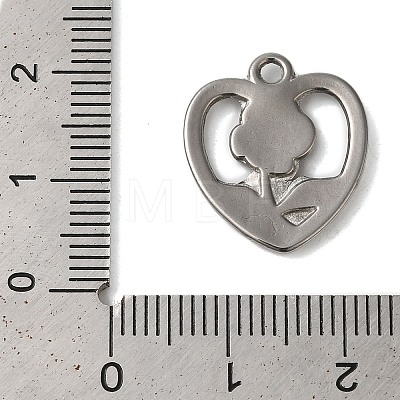 Tarnish Resistant 304 Stainless Steel Charms STAS-N103-59P-1