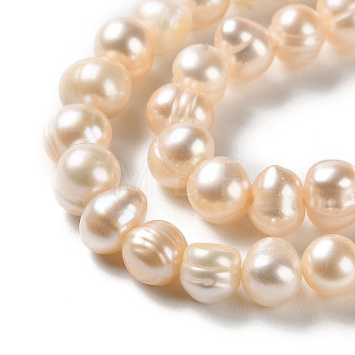 Natural Cultured Freshwater Pearl Beads Strands PEAR-E018-78-1