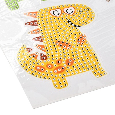 DIY Dinosaur Diamond Painting Stickers Kits For Kids DIY-O016-08-1