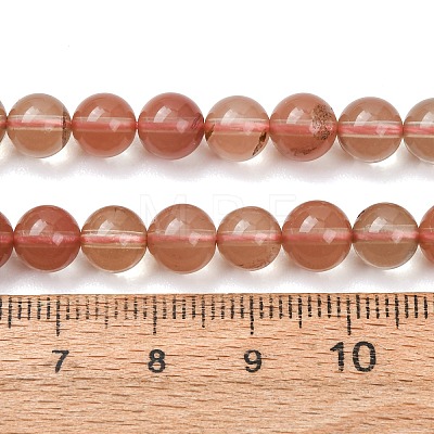 Natural Andesine Feldspar Beads Strands GG-CBA0251-A01-7mm-1