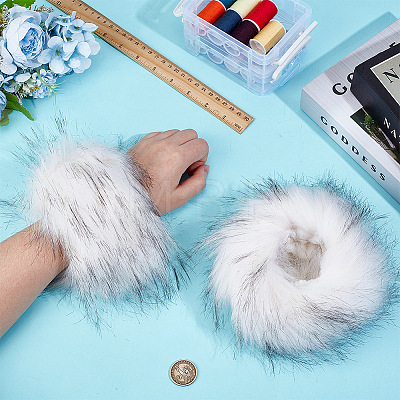 Fibre Oversleeves Wrist Cuffs AJEW-WH0796-73B-1