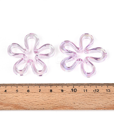 Plated UV Acrylic Beads LS-TACR-S161-04B-1