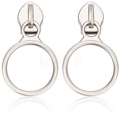 50Pcs Alloy Zipper Sliders FIND-CY0002-20-1
