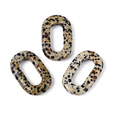 Natural Dalmatian Jasper Pendants G-Q601-12F-1