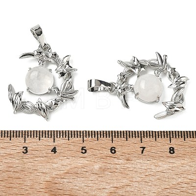 Natural Quartz Crystal Pendants G-B194-01P-11-1