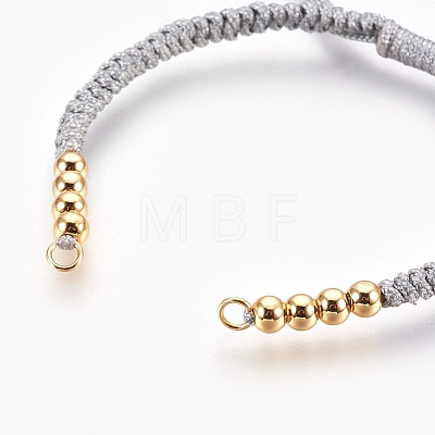 Nylon Cord Bracelet Making MAK-F024-05-G-1