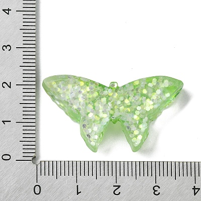 Spray Painted Resin Decoden Cabochons RESI-C045-07B-1