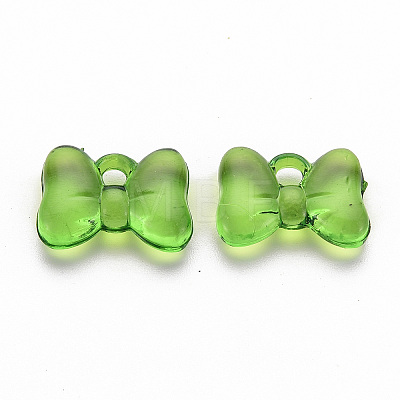 Transparent Acrylic Pendants LS-TACR-T024-02BA-925-1
