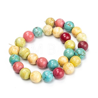 Natural Howlite Beads Strands G-C180-22B-1