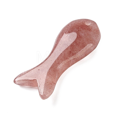 Natural Strawberry Quartz Pendants GG-K001-01F-1