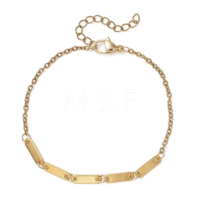 201 Stainless Steel Link Bracelets BJEW-JB13131-1