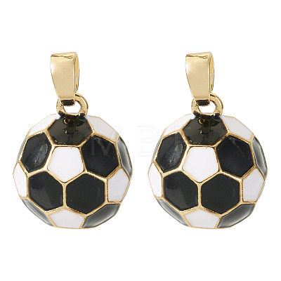 2Pcs Brass Enamel Charms KK-TA0008-66-1