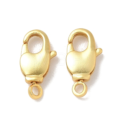 Brass Swivel Lobster Claw Clasps KK-E796-02B-G-1