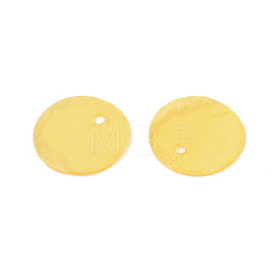 Spray Painted Natural Capiz Shell Disc Charms X1-BSHE-T014-02G-1
