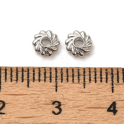 Eco-Friendly Alloy Spacer Beads PALLOY-WH0109-02P-NR-1